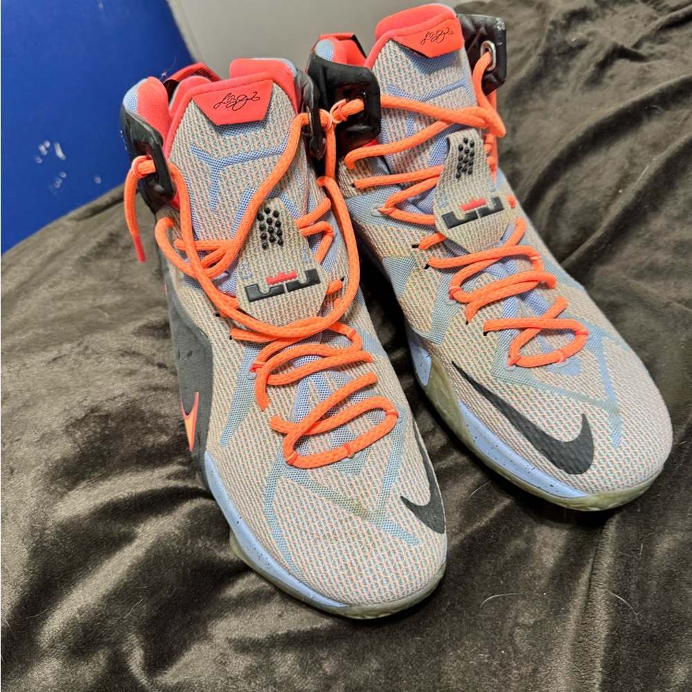Nike Kids Sneakers - Gray and Orange